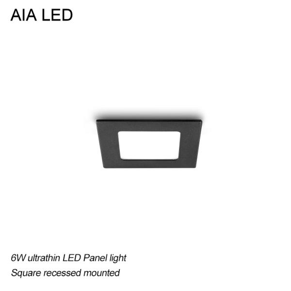 SMD square 6W ultrathin LED Panel light/LED ceiling light led downlight for hotel