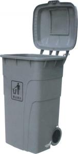 China Standing Outdoor Ashtray Waste Bin 100L 120L Heavy Duty Plastic on sale