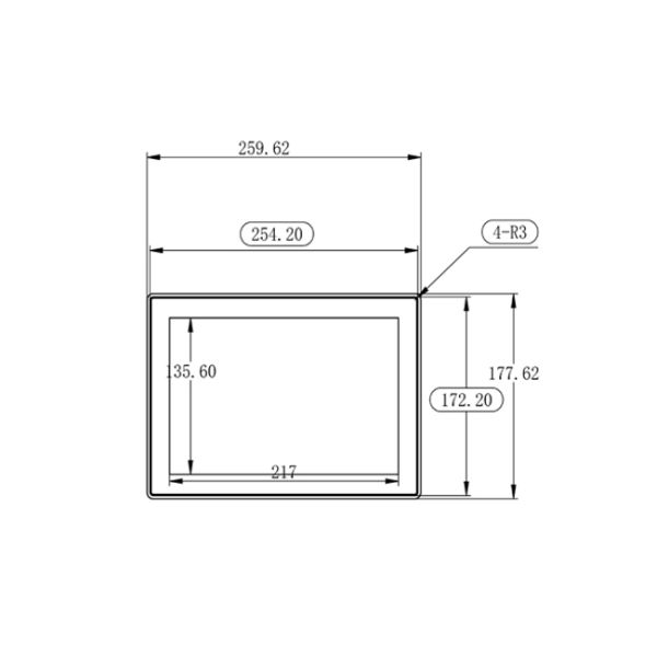10.1 inch Embedded PLC Workshop View Automation Mechanical Equipment Wireless Monitor