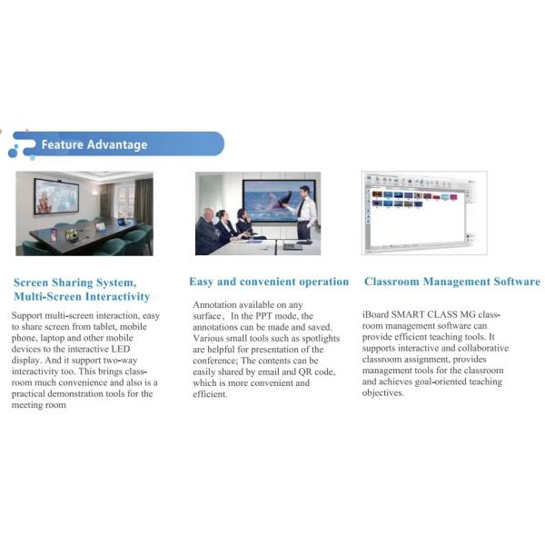 High Speed Video Conference Screen Share Wireless Support USB One Click Share Screen Mirror For Smart Board Interactive