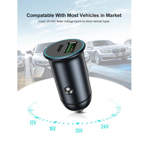 Mini 30w Quick Charge 3.0 Car Charger