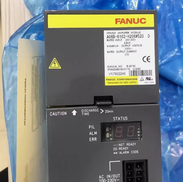 A06B-6102-H206#H520 Servo Amplifier (2.9kW, 200V Class)