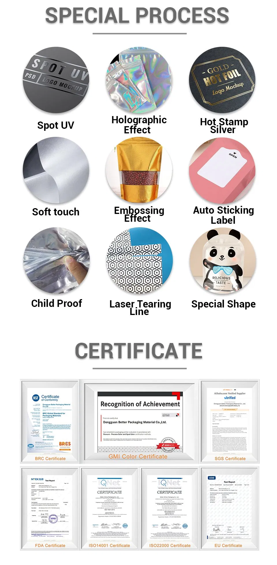 Quality control inspection process