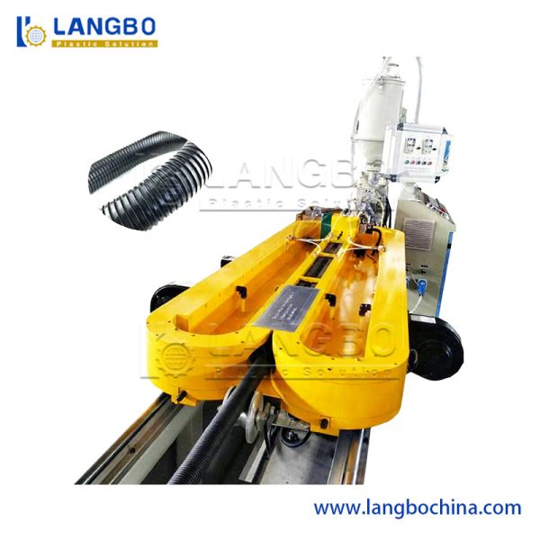 Automatic Corrugated Pipe Extrusion Line with Co-Extrusion Layer System for Double Wall Corrugated Pipe and Precision Temperature Control