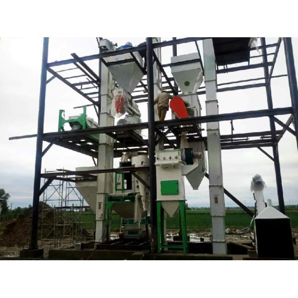 Low Noise Pellet Machine Line Manual Semi Automatic Computerized 3 - 5t/H
