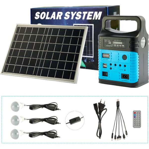 Mini Grid Off Grid Solar Lighting Systems Energy Saving Lighting Battery Solar Lamp Kit For Africa OEM/ODM