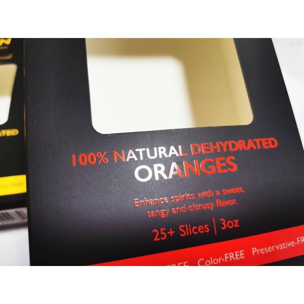 Customized Cardboard Dry Fruit Packaging Carton Box With Offset Printing Spot UV