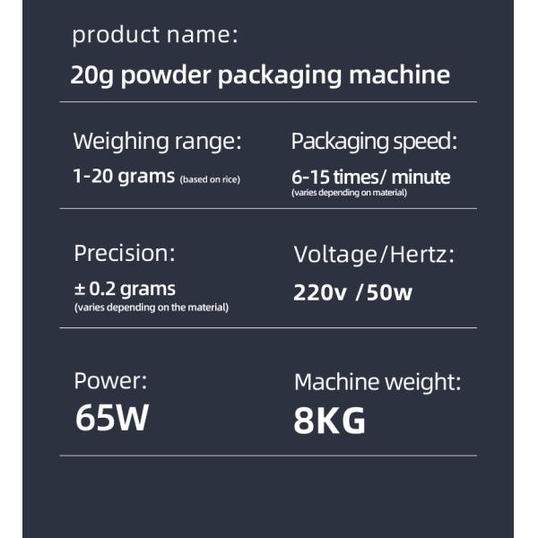 Multifunction packaging machines power granules potato chip packaging machine 500g 1kg Packing Machine