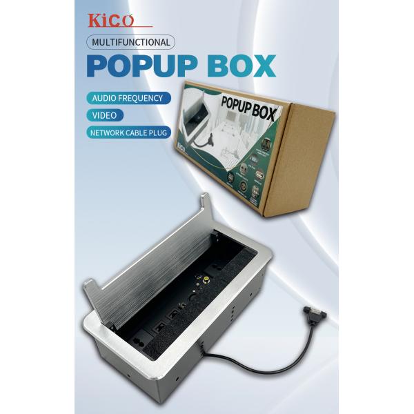 Flip Cover Socket Desktop Electrical Power Socket Universal Conference Furniture Tabletop Power Socket Outlet Box