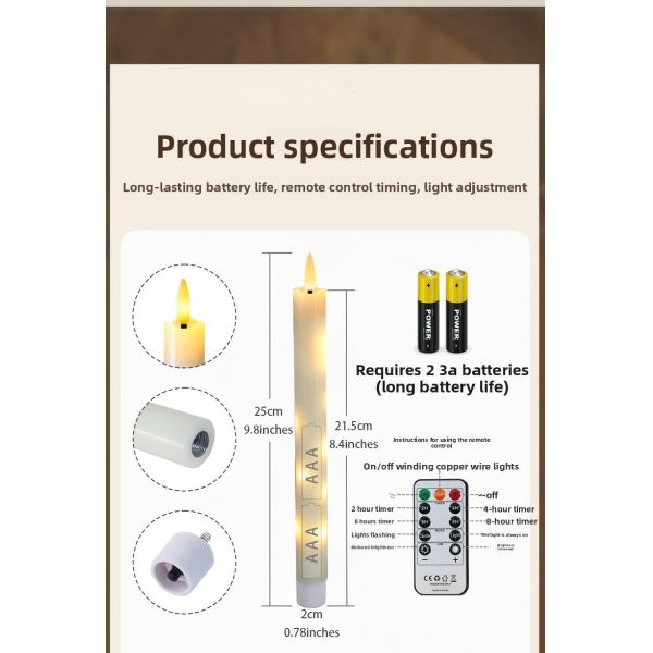 Candle in decorative setting