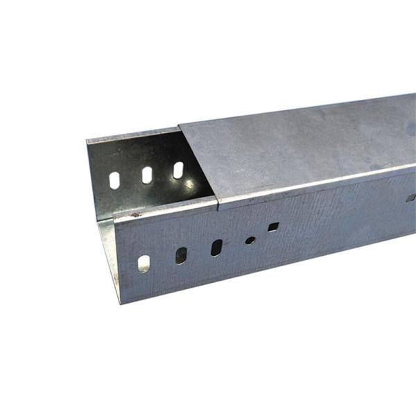Weatherproof Galvanised Cable Tray 100kg Load 100mm Cable Tray