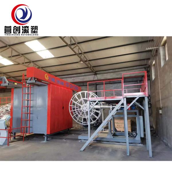 Automatic Shuttle Rotomolding Machine for Manufacturing Plants with 15-30min Cycle Time and Advisory Service
