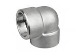 Socket Welded Stainless Steel Forged Fittings , DN15 Stainless Steel 90 Degree