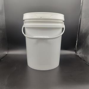 China Agricultural Fertilizer 25lt Plastic Buckets Corrosion Resistant Stackable on sale