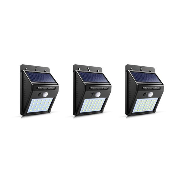 20 LED Motion Sensor 4000mah Solar LED Garden Lights
