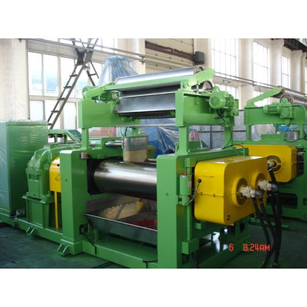PLC Controlled 16" Open Rubber Mixing Mill with Stainless Steel Construction for Efficient Rubber Compounding