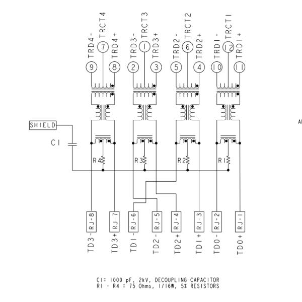 1-1840727-6 1000BASE-T Integrated Connector Module Current Product