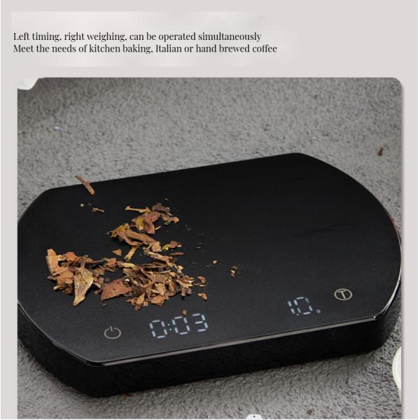 Nutrient-Digital Displayed Kitchen Scale with Bluetooth Connectivity and Silicone Pad