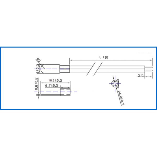 Aluminum Housing NEV BMS Temperature Sensor 10k 4150