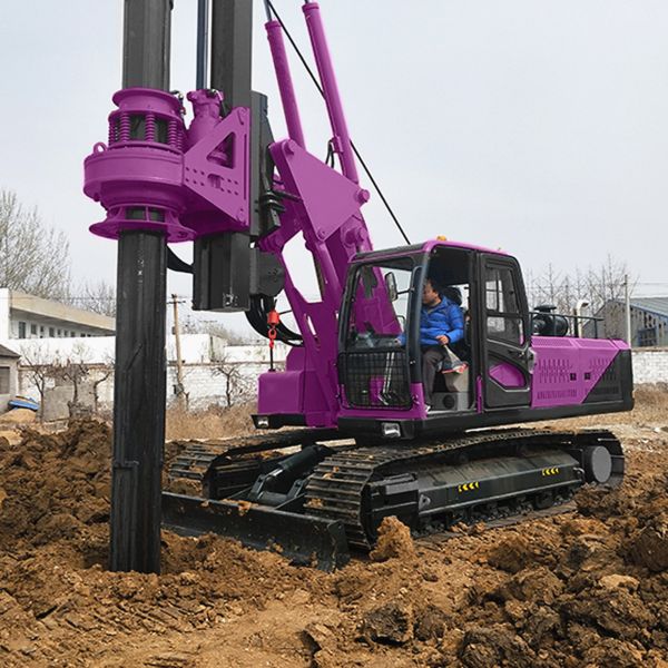 Rotary Drilling Rig Municipal Construction Pile Borehole Drilling Machine Hydraulic Drilling Rig