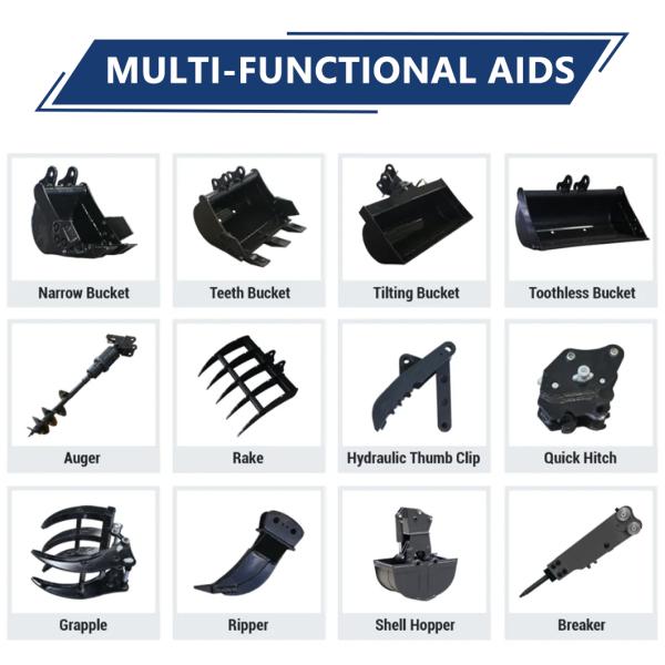 Mini Digger Easy to operate, home use,fter-sales guarantee