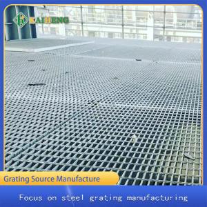 China Hot Dip Galvanised Iron Steel Metal Grating For Polysilicon Steel Structure Plant on sale