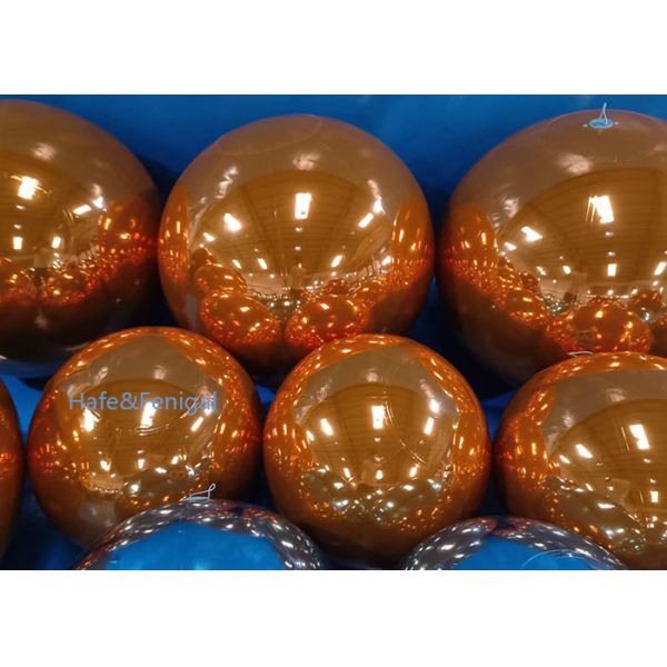Blue, Gold, Orange Inflatable PVC Mirror Balloons for Event Decor