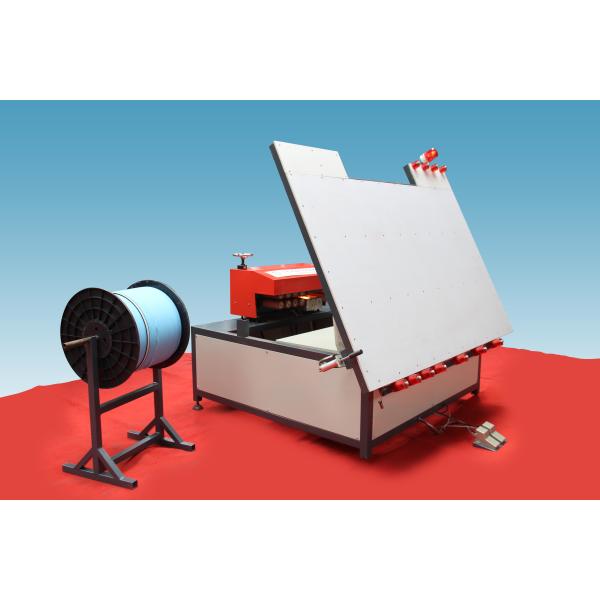 High Performance Heated Roller Press Table Double Glazing Glass Machine