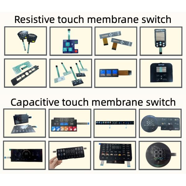 Capacitive Touch Panel with Long Lifespan and Multi Control Switch in Glossy or Matte Finish for Household Appliances