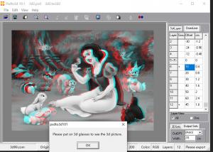 Quality PSDTO3D lenticular FLIP lenticular interlacing graphic images design software powered by OK3D for sale