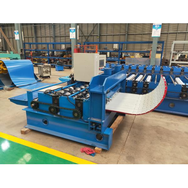 Silo Sheet Corrugated Sheet Roll Forming Machine 18.5kw Servo Motor
