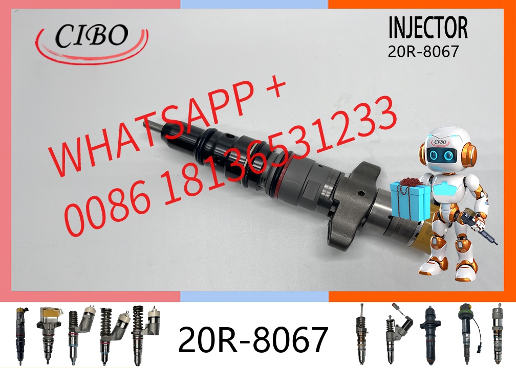 original 20R-8067 Common Rail Fuel Injector for C7 Engine Excavator 324D 325D E324D E325D Diesel Injector Replacement for OEM 387-9441 254-4330
