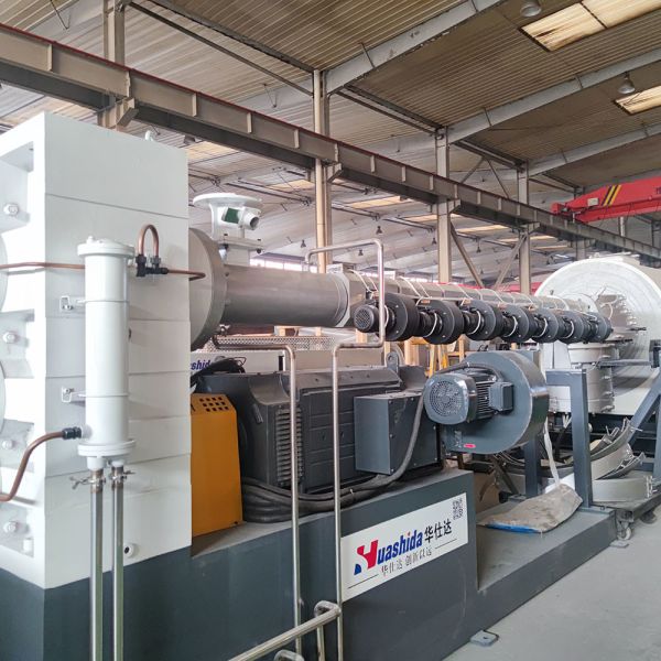 Automatic HDPE Jacket Pipe Extrusion Line with PLC Control and Dust-Free Planetary Cutting