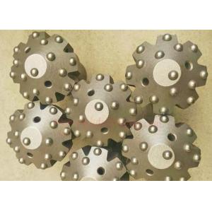 Tungsten Carbide Reaming Drill Bits , Thread Domed Reaming Button Bits