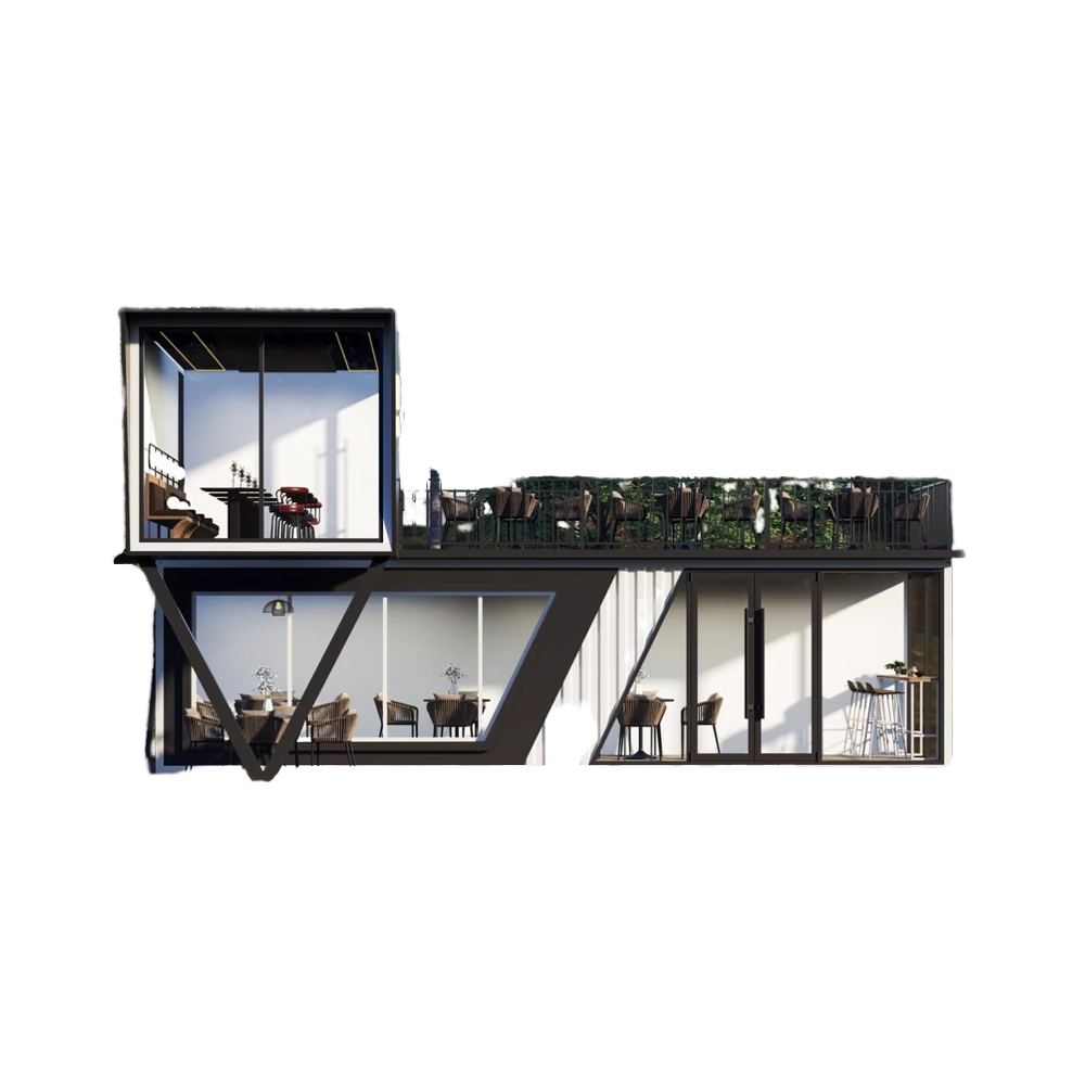 Easy Assembly Mobile Prefab House Container Foldable Expandable for Application in Office Building