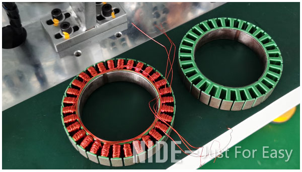 1.0mm 2 Wheel Motor Automatic Stator Winding Machine
