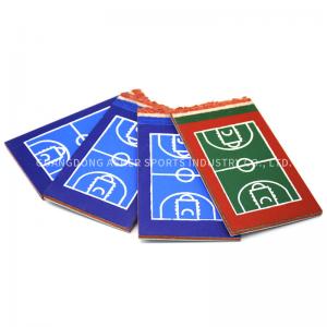 China Acrylic Outdoor Basketball Court Floor , All Color Type Sports Court Flooring on sale