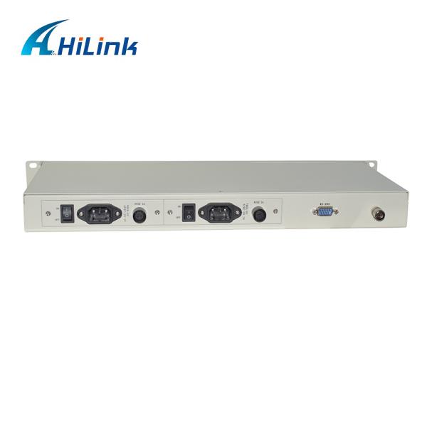 Low Insertion Loss Fiber Optic Wdm OLP Optical Line Protection System LC/UPC Managed Chassis