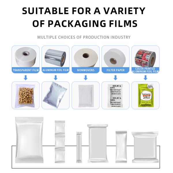 Fully Automatic Multi-function Plastic Heat Seal High Speed Food Curry Powder Packing Machine