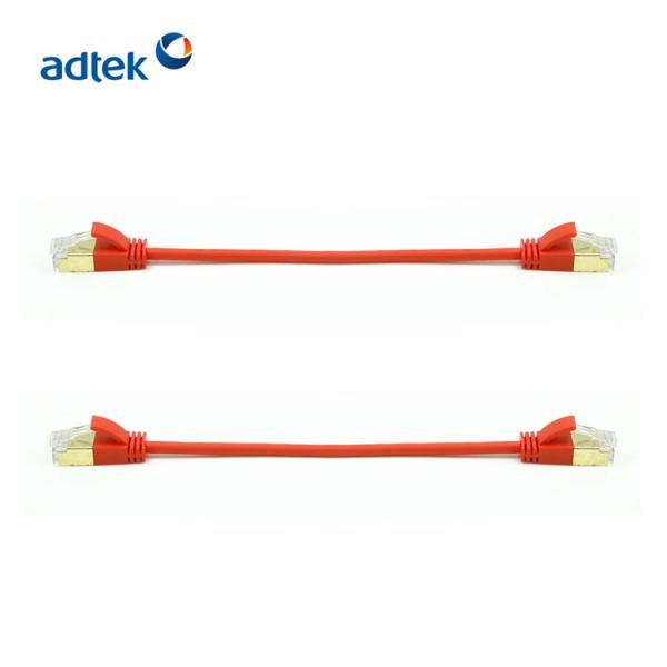 T568A T568B Copper Patch Cord FTP CAT 6 Ethernet Color Customized