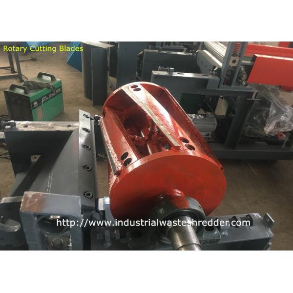 Cellophane Plastic Package Rag Cutting Machine Paper Shredder Machine Easy Maintenance
