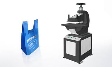Customized Cotton Bag Making Machine , Non Woven Bags Manufacturing Machine