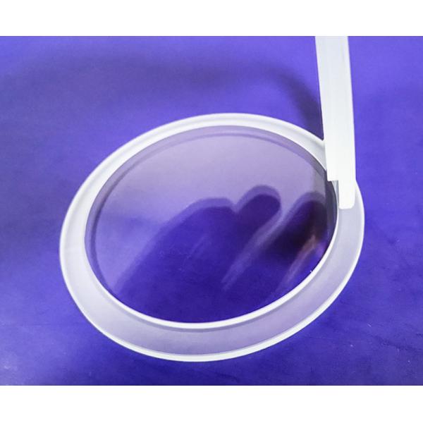 Optical Grade Round / Square High Borosilicate Glass Smooth Surface Light Guide Panel Step Glass