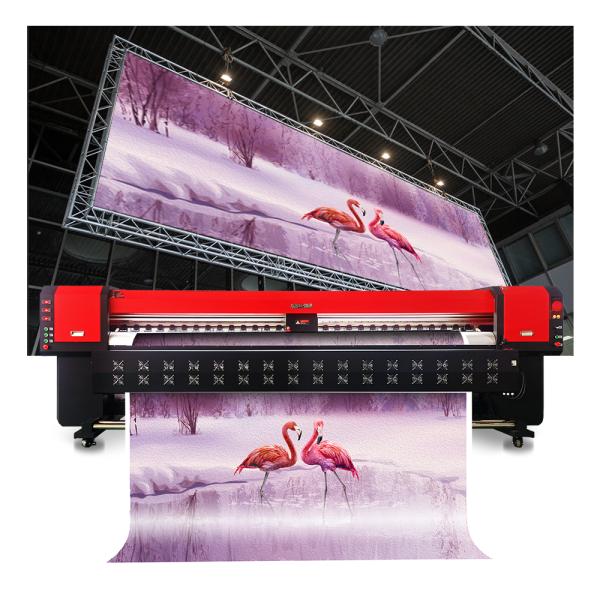 3.2m Banner Flex Printer with 4 I3200 Printheads Automatic Grade Automatic