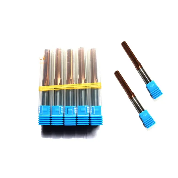 65HRC 2 Tapered Flutes Solid Carbide Ball Nose End Mill