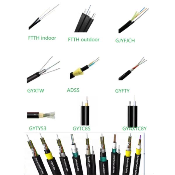 24 Core GYTS Fiber Optic Cable with LSZH Jacket for Aerial Application