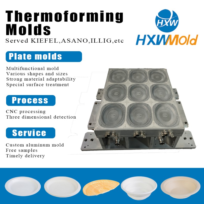 High Precision Small Round Dish Thermoforming Mold