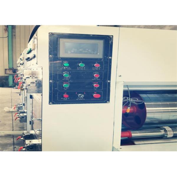 1400*2600mm Flexo Printer Slotter Machine Chain Feeding Corrugated Box Making