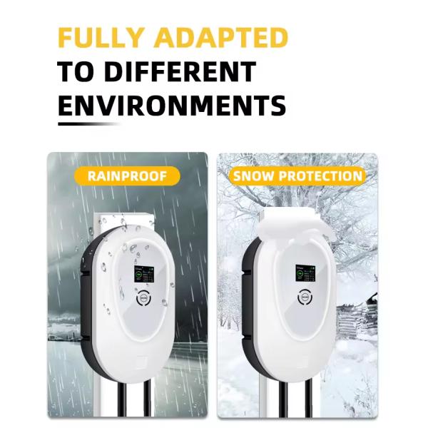 11kW AC Output Current Type 2 Wall-Mounted EV Charging Station with 5m Cable and Rated Current 16A