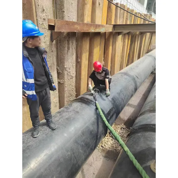Computerized Heat Shrink Sleeve Manufacturing System with Basic Film Extrusion Line and Adhesive Coating for PE Hollow Wall Spiral Pipe